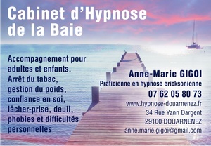 Anne-Marie Gigoi - Cabinet d'Hypnose de la Baie Douarnenez, Autre prestataire de services, Coach