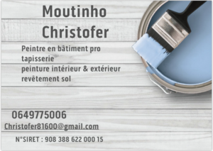 Moutinho Christofer  Montans, Peintre en bâtiment