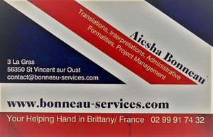 Bonneau Services Saint-Vincent-sur-Oust, Traducteur, Prestataire de services administratifs divers