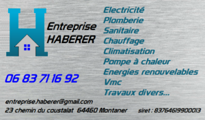 Entreprise HABERER Montaner, Electricien, Plombier