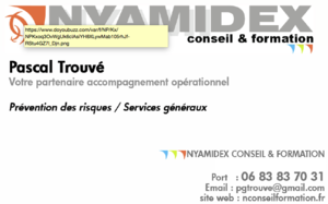 Trouvé Pascal - Nyamidex Conseil et Formation Saint-Restitut, Formateur, Ingénieur expert
