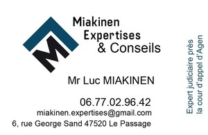 Miakinen Expertises & Conseils  Le Passage, Expert, Expert judiciaire