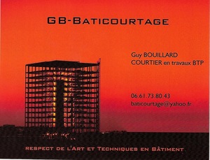 GB-Baticourtage Le Bû-sur-Rouvres, Consultant, Agent commercial