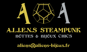 A.L.I.E.N.S STEAMPUNK® - EI La Saussaye, Créateur d'art, Dessinateur de bijoux, Designer