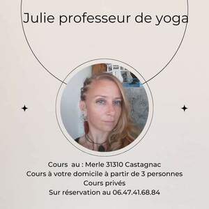 Julie Castagnac, Professeur de yoga, Naturopathe
