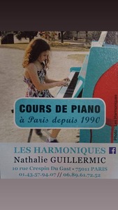 Les Harmoniques / Nathalie GUILLERMIC Paris 11, Professeur de musique
