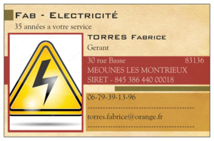 Fab-Electricité Méounes-lès-Montrieux, Electricien