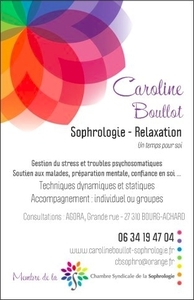 Caroline BOULLOT Bourg-Achard, Sophrologie