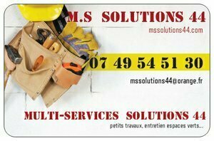MS SOLUTIONS 44 Treillières, Prestataire de petits travaux de bricolage, Jardinier