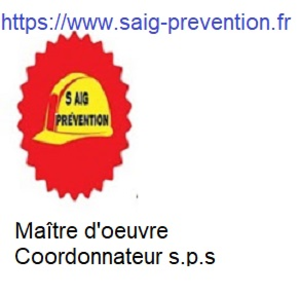 SAIG Prevention Conseils Sécurité Paris 19, Maitre d'oeuvre, Coordinateur de travaux, Architecte, Assistant chef de projet, Consultant, Consultant moa
