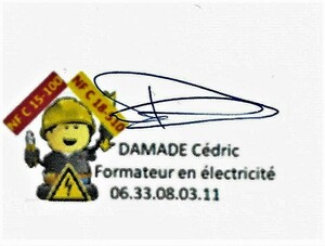 DAMADE Cédric Elbeuf, Formateur, Electricien