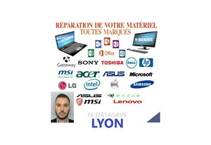 N-DATASAVE - Dépannage informatique à Lyon Lyon, Professionnel indépendant, Autre prestataire informatique