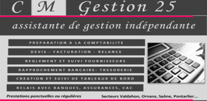 CM GESTION 25 Guyans-Durnes, Prestataire de services administratifs divers