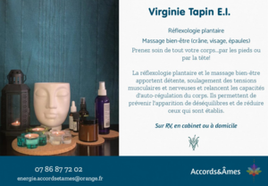 Virginie Tapin E.I. - Accords&Âmes Marseille, Réflexologue