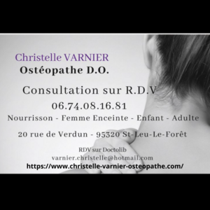 Christelle VARNIER E.I. Ostéopathe D.O. Saint-Leu-la-Forêt, Ostéopathe