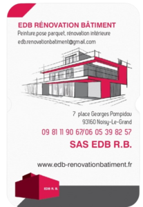 EDB - Rénovation Bâtiment Noisy-le-Grand, Professionnel indépendant