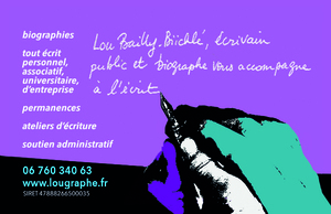 Lou Graphe Besançon, Ecrivain public, Art therapeute