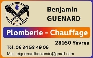 Benjamin Guenard - Plomberie et Chauffage Yèvres, Professionnel indépendant