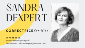 Sandra DEXPERT Bazas, Correcteur, Ecrivain public