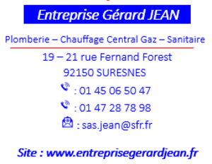 ENTREPRISE GERARD JEAN Suresnes, Professionnel indépendant