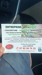 DNR Couverture Toiture Arras, Professionnel indépendant