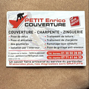 PETIT Enrico Toiture rénovation couvreur Élancourt, Couvreur, Charpentier, Couvreur, Maçon, Prestataire de petits travaux de bricolage