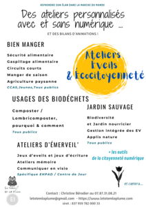 Le Totem et l@ Plume Béziers, Ecrivain public, Autre prestataire de services à la personne, Autre prestataire informatique, Jardinier, Prestataire en soins et promenade d’animaux de compagnie