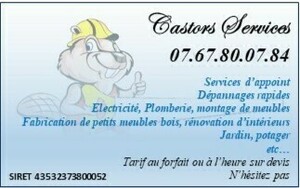 Castors services Montans, Autre prestataire de services à la personne, Autre prestataire de services aux entreprises, Prestataire de petits travaux de bricolage