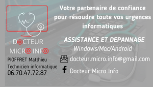 Docteur micro info Fréjus, Formateur, Réparateur d'ordinateurs et d'équipements de communication