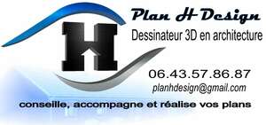 Plan H Design La Guerche-sur-l'Aubois, Dessinateur projeteur, Designer, Métreur