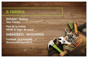 Dtravaux Saint-Léger-de-Peyre, Maçon, Peintre en bâtiment