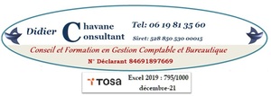 Didier CHAVANE Consultant Vourles, Formateur, Conseiller qualité comptable, Prestataire de services administratifs divers, Formateur, Consultant, Conseiller de gestion, Autre prestataire administratif, juridique ou comptable