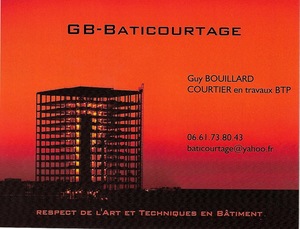 GB-Baticourtage Le Bû-sur-Rouvres, Consultant, Agent commercial