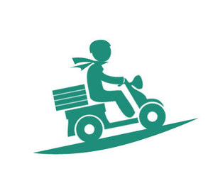 Anas El Bakkali Grenoble, Livreur de courses à domicile