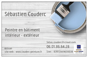 Couderc Bully, Peintre en bâtiment