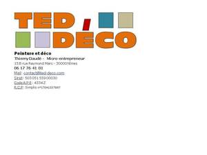 Ted déco Nîmes, Peintre en bâtiment