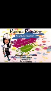 Vicente Peinture  Fontcouverte, Peintre en bâtiment