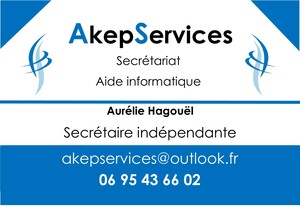 AKEPSERVICES Andeville, Secrétaire à domicile, Assistant informatique et internet à domicile