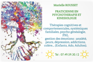 M.ROUSSET Rognonas, Psychothérapeute, Kinésiologie