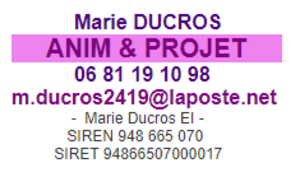 ANIM & PROJET Beauregard-et-Bassac, Autre prestataire de sports, loisirs et divertissements, Autre prestataire de services, Autre prestataire de services aux entreprises, Formateur