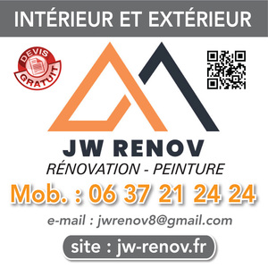 Jw renov Drancy, Peintre en bâtiment, Prestataire de petits travaux de bricolage
