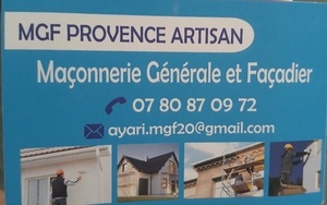 MGF PROVENCE MAÇONNERIE ET FAÇADE  Martigues, Professionnel indépendant