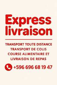 Express livraison Gros-Morne, Livreur de courses à domicile