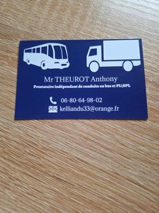 theurot anthony Pérignac, Autre prestataire de transports