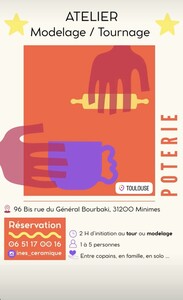 Inès Céramique Toulouse, Céramiste, Autre prestataire arts graphiques et création artistique