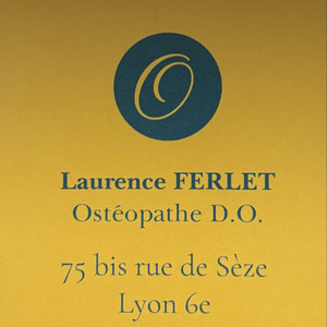 Laurence FERLET ostéopathe  Lyon, Professionnel indépendant