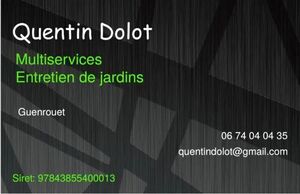 Dolot Quentin Guenrouet, Jardinier