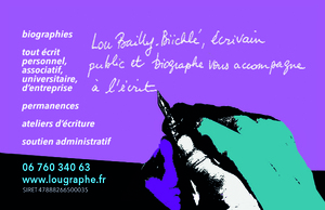 Lou Bailly-Biichlé Marseille, Ecrivain public, Art therapeute