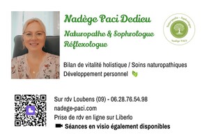 Nadège PACI  Loubens, Naturopathe, Sophrologie, Réflexologue