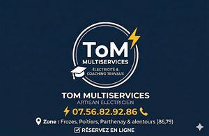 TOM MULTI SERVICES Frozes, Electricien